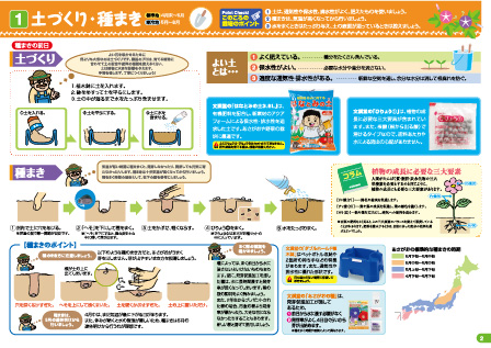 あさがおの育て方 あさがおを育てよう 文溪堂