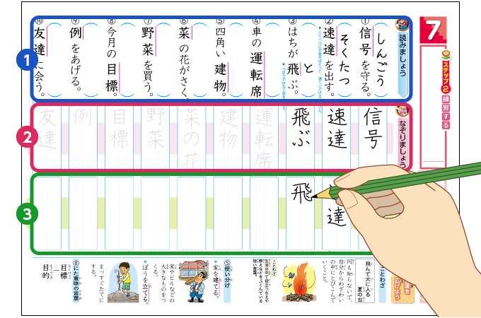 漢字スキルアップ の使い方