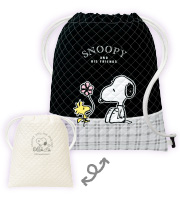 V-12 ピーナッツ スヌーピー（モノチェック）